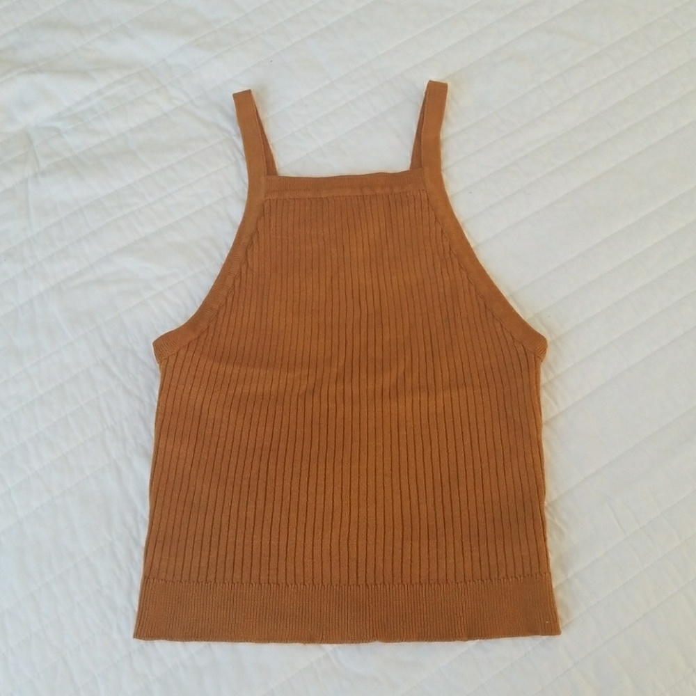 Ribbed crop top
